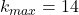 k_{max}=14