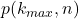 p(k_{max},n)